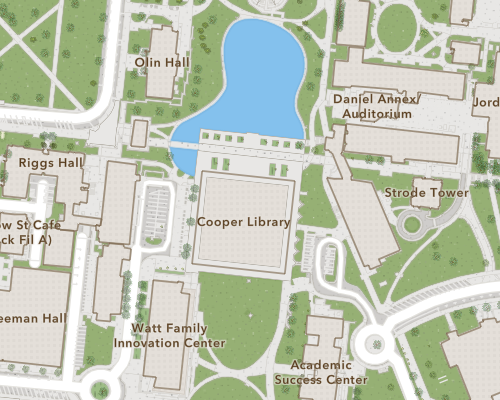 Thumbnail of the University Facilities Map