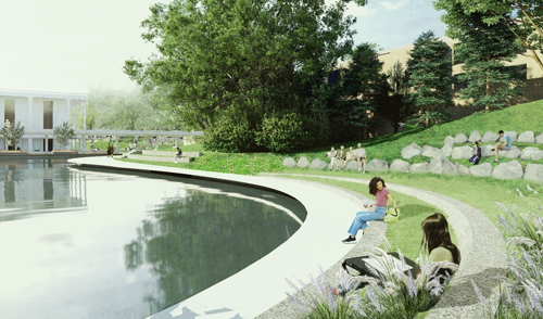 Reflection Pond Improvements concept